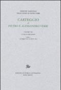 Carteggio di Pietro e Alessandro Verri