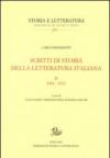 Scritti di storia della letteratura italiana: 2