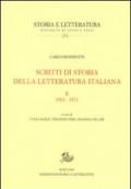 Scritti di storia della letteratura italiana: 2