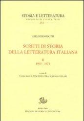 Scritti di storia della letteratura italiana: 2