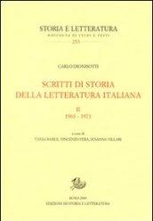 Scritti di storia della letteratura italiana: 2