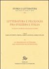 Letteratura e filologia tra Svizzera e Italia: 2