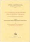 Letteratura e filologia tra Svizzera e Italia. Studi in onore di Guglielmo Gorni: 3