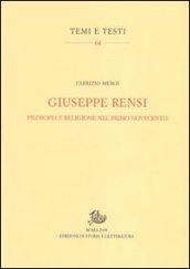 Giuseppe Rensi. Filosofia e religione nel primo Novecento