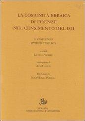 La comunità ebraica di Firenze nel censimento del 1841