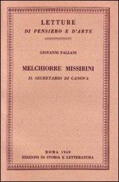 Melchiorre Missirini. Il segretario di Canova