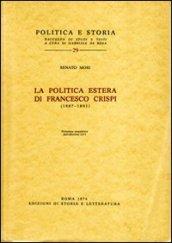 La politica estera di Francesco Crispi (1887-1891)
