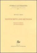 Manuscripts and methods. Essays on editing and trasmission