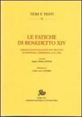 Le fatiche di Benedetto XIV. Origine ed evoluzione dei trattati di Prospero Lambertini (1675-1758)