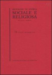 Ricerche di storia sociale e religiosa: 78