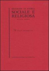 Ricerche di storia sociale e religiosa: 78