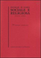 Ricerche di storia sociale e religiosa: 79