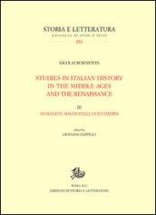 Studies in italian history in the Middle Ages and the Renaissance: 3