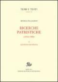 Ricerche patristiche (1938-1980): 2