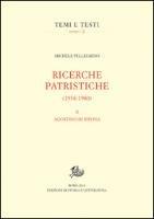 Ricerche patristiche (1938-1980): 2