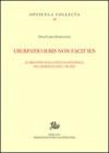 Usurpatio iuris non facit ius. Il dibattito sulla potestas pontificia nel Medioevo (secc. XII-XIV)