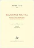Religione e politica. Da Dante alle prospettive teoriche contemporanee