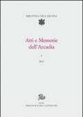 Atti e memorie dell'Arcadia (2013)