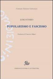 Popolarismo e fascismo