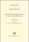 Zwei mittelniederlandische. Texte des «Geistbuchs». Ediz. multilingue