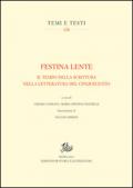 Festina lente. Il tempo della scrittura nella letteratura del Cinquecento