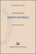 Scritti teatrali