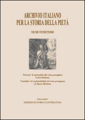 Archivio italiano per la storia della pietà. 27.