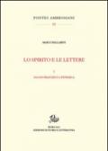 Lo spirito e le lettere: 1