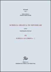 Scholia graeca in Odysseam. Ediz. bilingue. 3: Scholia ad libros e-g