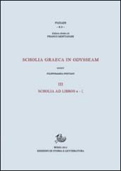 Scholia graeca in Odysseam. Ediz. bilingue. 3: Scholia ad libros e-g