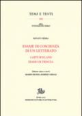 Esame di coscienza di un letterato. Carte Rolland. Diario di trincea. Ed. critica