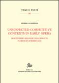 Unsuspected competitive contexts in early opera. Monteverdi's milanese challenge to Florence's Euridice (1600)