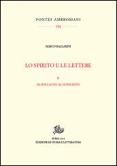 Lo spirito e le lettere: 2