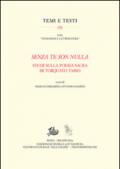 «Senza te son nulla». Studi sulla poesia sacra di Torquato Tasso