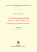 Geografia conventuale in Italia e nel secolo XVII. Soppressioni e reintegrazioni innocenziane