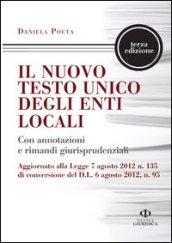 Il nuovo testo unico degli enti locali