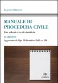 Manuale di procedura civile. Con schemi e tavole sinottiche