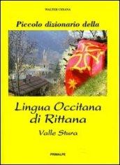 Piccolo dizionario della lingua occitana di Rittana valle Stura