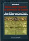 Storia delle banche in provincia di Cuneo. Casse di risparmio e casse rurrali. Nascita, sviluppi, difficoltà, successi