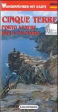 Cinque Terre. Porto Venere. Isola Palmaria. Guida e carta dei sentieri. Ediz. tedesca