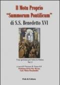 Il Motu proprio «Summorum Pontificum» di S.S. Benedetto XVI. Una speranza per tutta la Chiesa. 3.