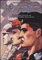 Una patria, una nazione, un popolo. Il Risorgimento italiano dai moti per l'Unità alla Repubblica Sociale 1831-1945