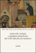 Università, Teologia e Studium domenicano dal 1360 alla fine del medioevo