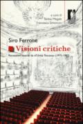 Visioni critiche. Recensioni teatrali da «L'Unità-Toscana» (1975-1983)