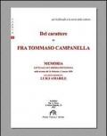 Del carattere di fra Tommaso Campanella