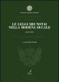Le leggi dei notai della Modena ducale (1653-1815)