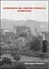 Analisi e intervento nel centro storico di Gambatesa (1978-1980)
