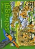 Animali selvaggi. Libro puzzle