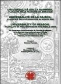 Universalità della ragione. Pluralità delle filosofie nel Medioevo. 12° Congresso internazionale... (Palermo, 2007). Ediz. italiana, inglese e francese