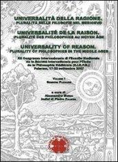 Universalità della ragione. Pluralità delle filosofie nel Medioevo. 12° Congresso internazionale... (Palermo, 2007). Ediz. italiana, inglese e francese. 3.Comunicazioni orientalia